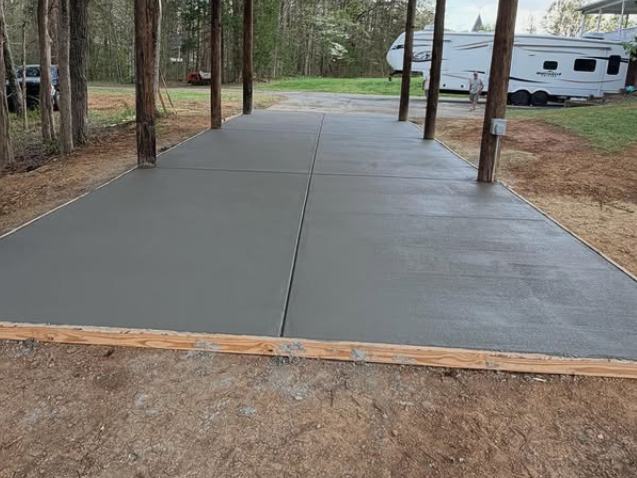 Carport slab